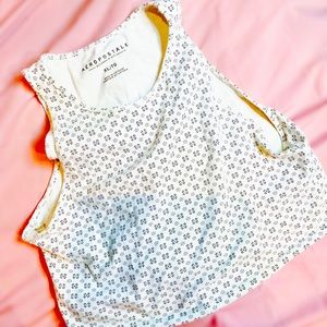 Cropped Halter Tank Top